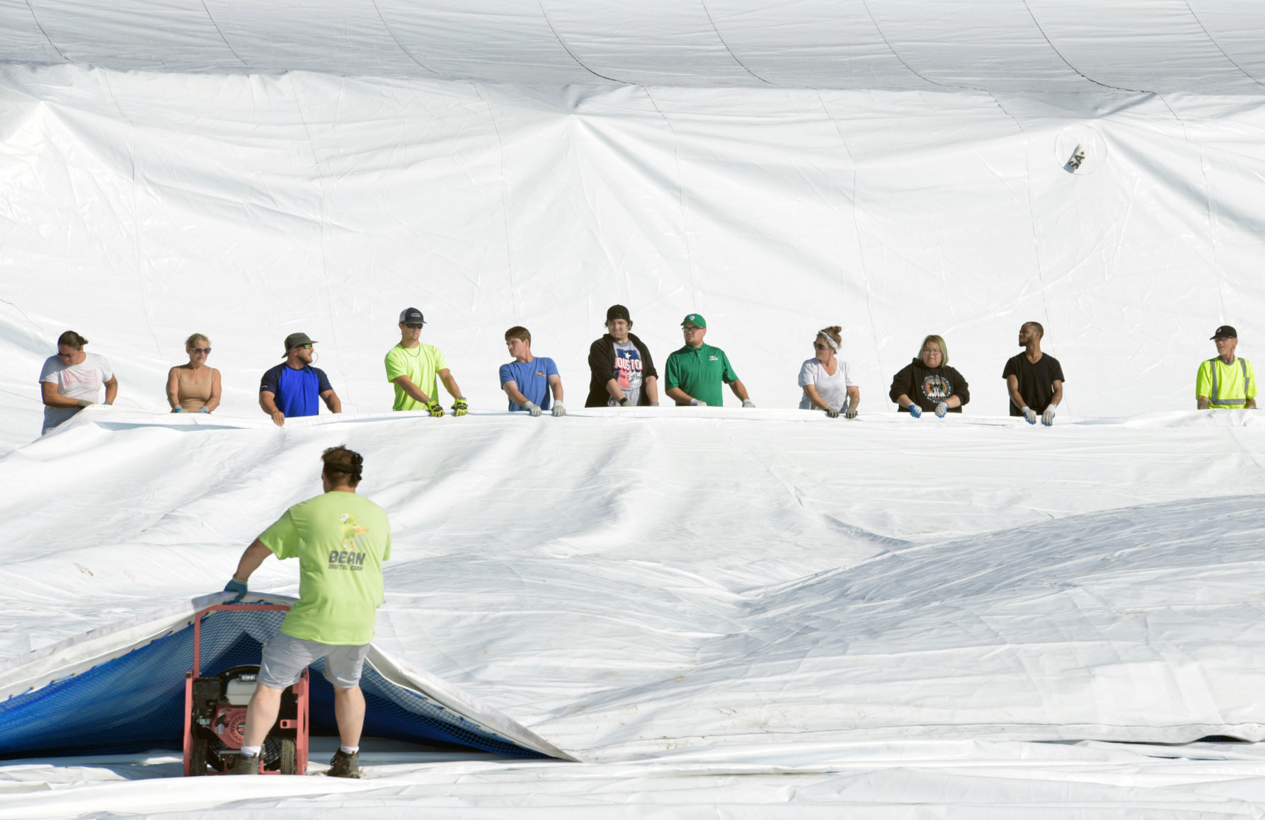 INFLATING THE DOME